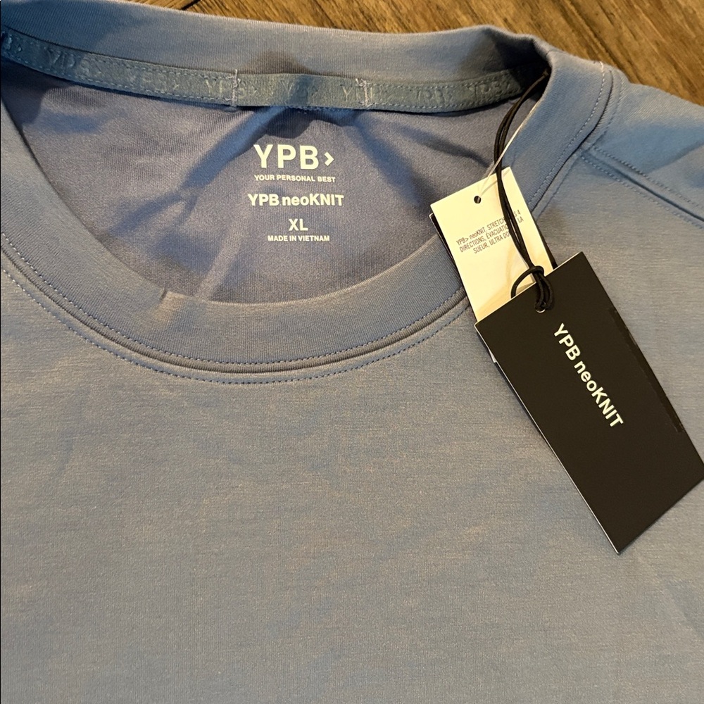 NWT [Abercrombie & Fitch] YPB neoKNIT Crewneck Sweatshirt Light Blue Women’s XL - Picture 7 of 12